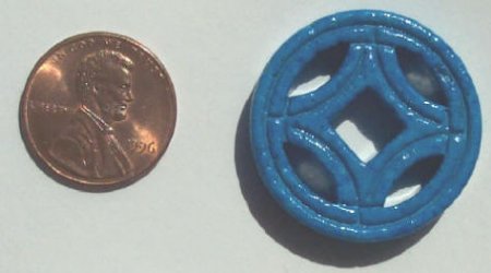 1 28mm Carved Howlite Round Pendant
