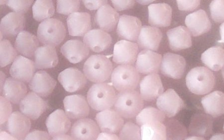 25 Rose Alabaster 4mm Bicone Swarovski