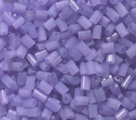 50g 5x4x2mm Milky Violet Tile Beads