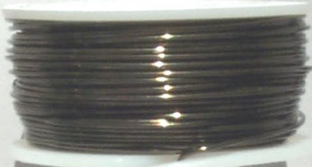 20 Yards of 24 Gauge Gunmetal / Antique Brass Artistic Wire