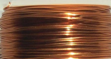 30 Yards of 26 Gauge Natural Copper Artistic Wire