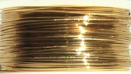 30 Yards of 26 Gauge Non Tarnish Brass Artistic Wire