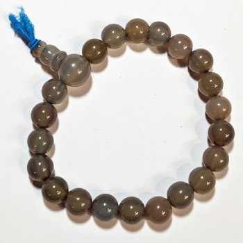 Cloudy Agate Power Bead Bracelet