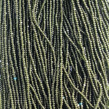 10 Grams 13/0 Charlotte Seed Beads - Transparent Dark Green