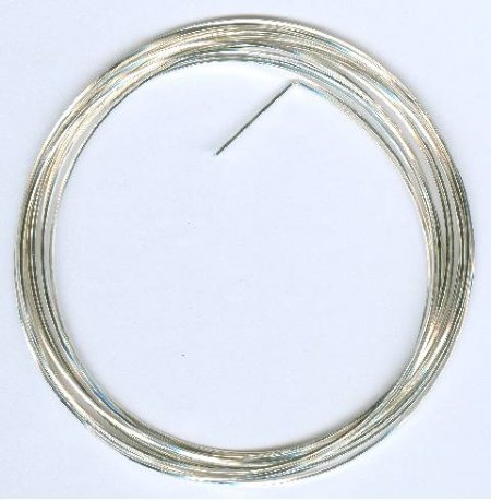 4 Yards of 21ga Silver Plated SQUARE Wire