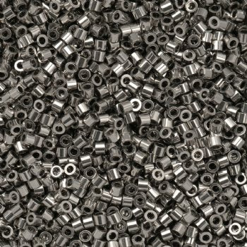 CY-1004 25 Grams of 11/0 Metallic Steel Cylin Seed Beads