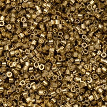 CY-1094 25 Grams of 11/0 Metallic Old Gold Cylin Seed Beads