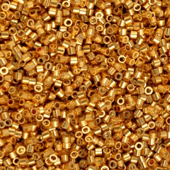CY-1204 25 Grams of 11/0 Golden Alloy Cylin Seed Beads