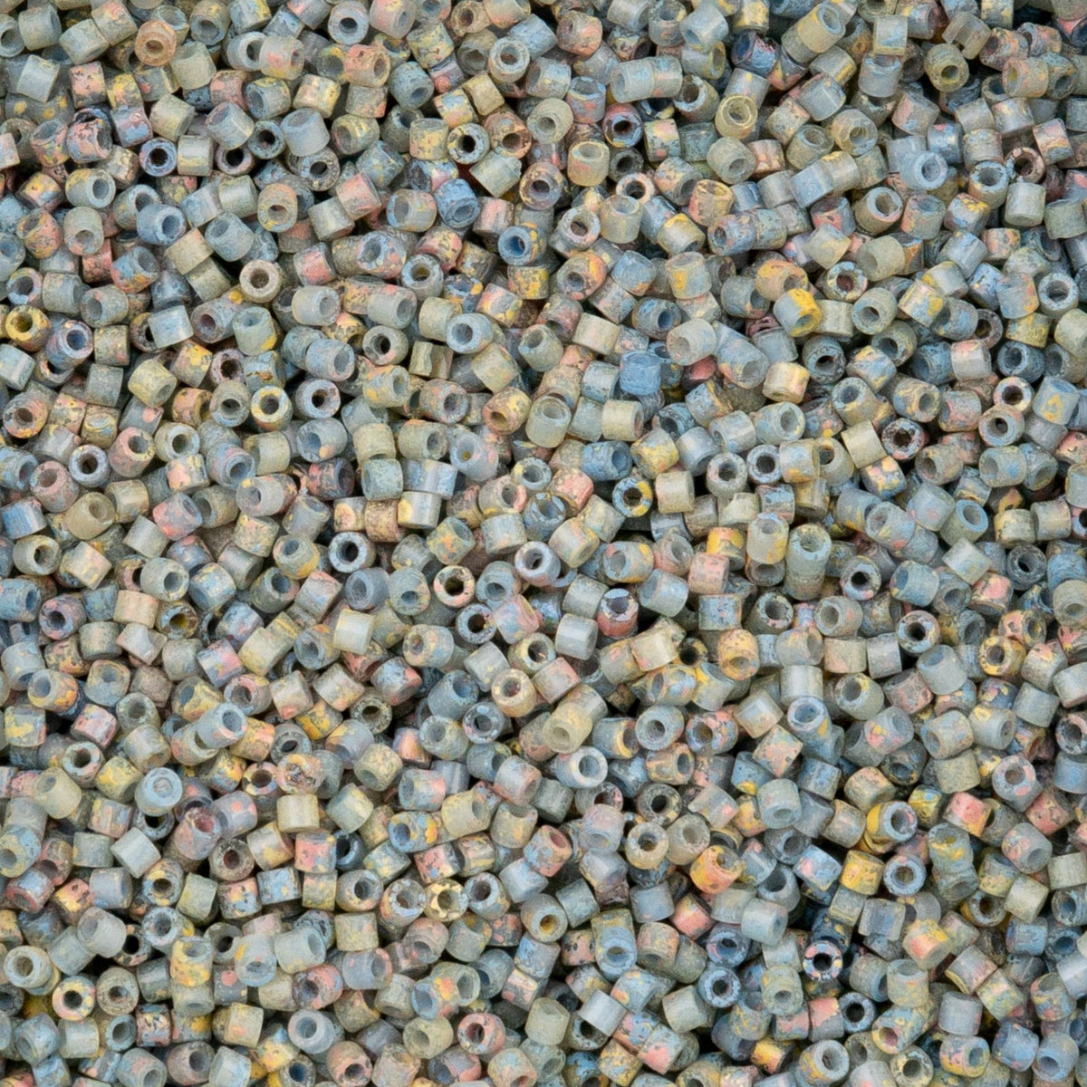 CY-1243 25 Grams of 11/0 Verdara Sunset Cylin Seed Beads