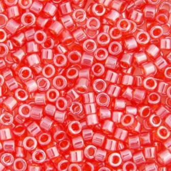 DB-0098 5.2 Grams of 11/0 Light Siam Luster Delica Beads