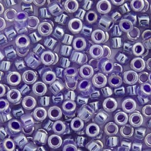 DB-0250 5.2 Grams of 11/0 Crystal Violet Lined Ceylon Miyuki Delica Beads