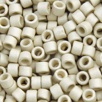 DB-0335 5.2 Grams of 11/0 Matte Galvanized Metallic Silver Miyuki Delica Beads