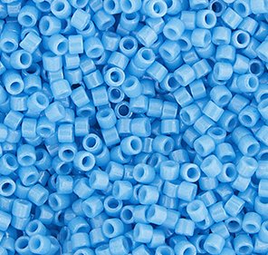 DB-0659 5.2 Grams of 11/0 Dyed Opaque Dark Turquoise Delica Beads