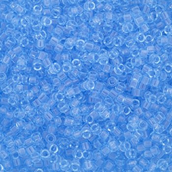 DB-0706 5.2 Grams of 11/0 Transparent Aqua Delica Beads