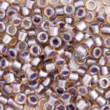 DB-0912 5.2 Grams of 11/0 Sparkling Light Amethyst Lined Topaz Delica Beads