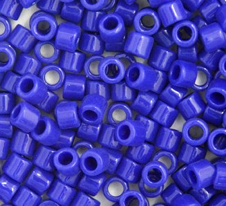DB10-0726 5.2 Grams of 10/0 Opaque Cobalt Delica Beads