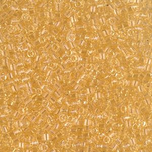 DB-1112 5.2 Grams of 11/0 Transparent Crystal Ivory Delica Bead