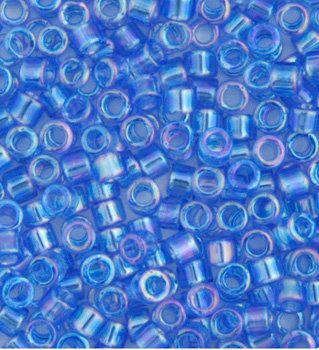 DB-1250 5.2 Grams of 11/0 Transparent Blue Azure AB
