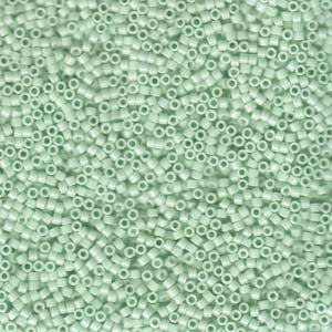 DB-1496 5.2 Grams of 11/0 Opaque Light Mint Delica Beads