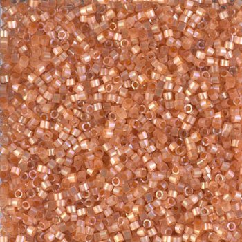 DB-1864 5.2 Grams of 11/0 Silk Inside Dyed Topaz AB Delica Beads