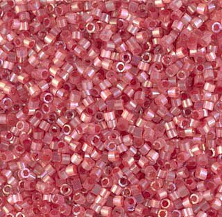 DB-1865 5.2 Grams of 11/0 Silk Inside Dyed Berry AB Delica Beads