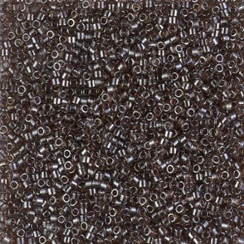 DB-1892 5.2 Grams of 11/0 Transparent Sable Brown Lustre Delica Beads