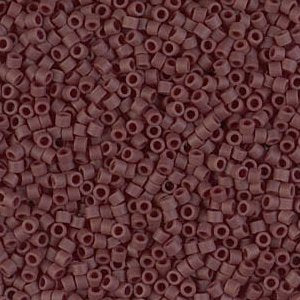 DB-1910 5.2 Grams of 11/0 Opaque Matte Dyed Espresso Delica Beads