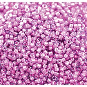 DB-2049 5.2 Grams of 11/0 Luminous Hot Pink Delica Beads