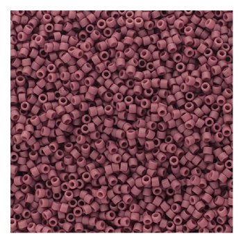 DB-2294 5.2 Grams of 11/0 Opaque Frosted Glazed Matte Amethyst Delica Beads