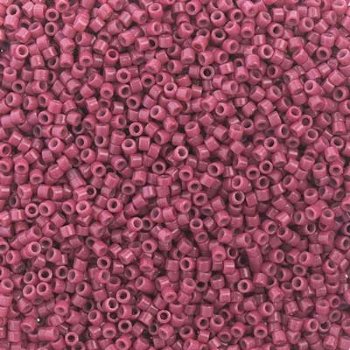 DB-2353 5.2 Grams of 11/0 Duracoat Opaque Dyed Dusty Rose Delica Beads