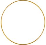 1, 8 Inch (20.3cm) Brass Closed Jump / Dreamcatcher Ring