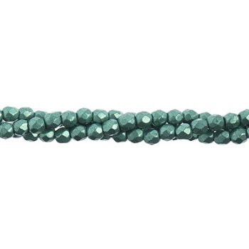 100, 2mm Saturated Metallic Arcadia Faceted Beads