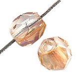 100, 4mm Faceted Crystal Celsian Firepolish Beads