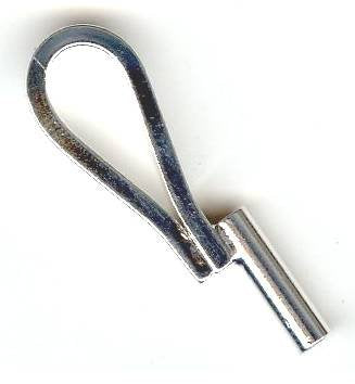 1 32x10mm Silver Plate Brooch Converter