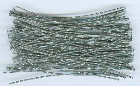 100, 3 Inch Gunmetal Plated Head Pins