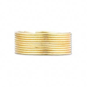 27 Inch strand of 1mm Gold Plated French Wire/Bullion