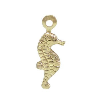 GF4042 1, 11x5mm Gold Filled Seahorse Charm / Pendant