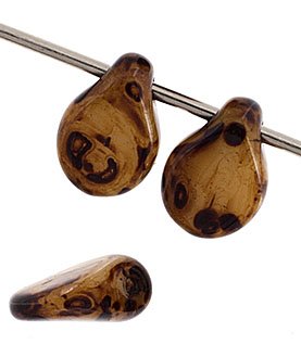 69, 5x7mm Opaque Ivory Travertine Pip Beads