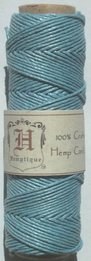 Hemptique 20lb 105 Feet Pastel Blue Cord (Spool)