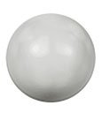 25 6mm Pastel Grey Swarovski Pearl Beads