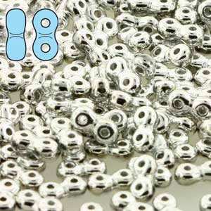 10 grams 3x6mm Full Labrador Coated Infinity Beads