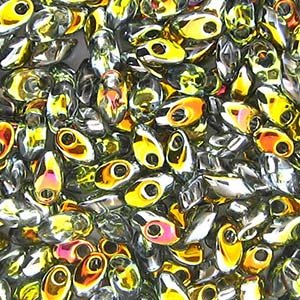 LM4551 - 10 Grams Crystal Marea 4x7mm Long Miyuki Magatama Drop Beads