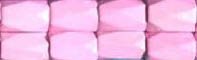 16 inch strand of 8x5mm Coated Pink Faceted Magnetic Hematite Tubes