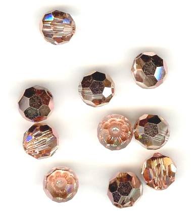 12, 6mm Preciosa Capri Gold Round