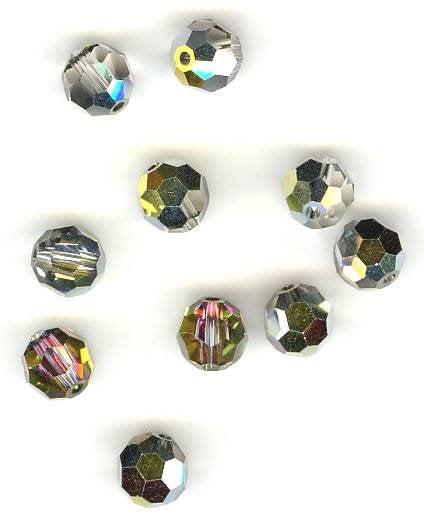 12, 6mm Preciosa Marea Half Coat Round
