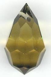 1 12x20mm Preciosa Gold Beryl Tear Drop