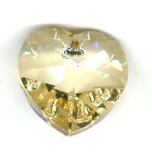 1 14mm Preciosa Blond Flare Heart