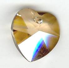 1 14mm Preciosa Honey Heart