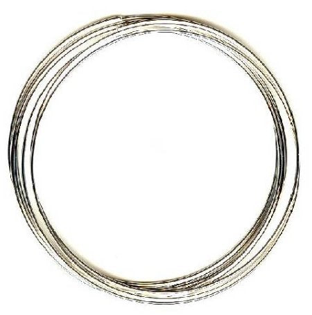 85 loops of 1 3/4 Inch Silver Plated Bracelet Memory Wire