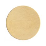 1 19mm Brass Round Stamping Blank - No Hole
